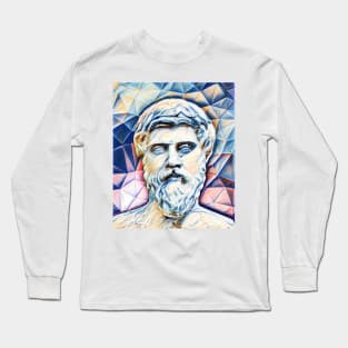 Plutarch Portrait | Plutarch Artwork 12 Long Sleeve T-Shirt